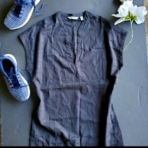 Athleta Black Semi See Through Dress